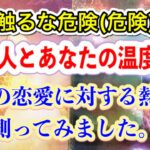 触るな危険(危険)あの人とあなたの温度差🌡この恋愛に対する熱量測ってみました。