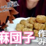 【ピオフィ🇮🇹料理チャレンジ‼️】成功？失敗？胡麻団子作ってみた🍡