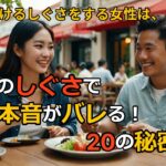 恋愛の心理学：女性のしぐさ20選！このサインが示す本音とは？