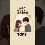 女性が好きな男に冷める瞬間TOP5 #恋愛 #雑学 #心理学