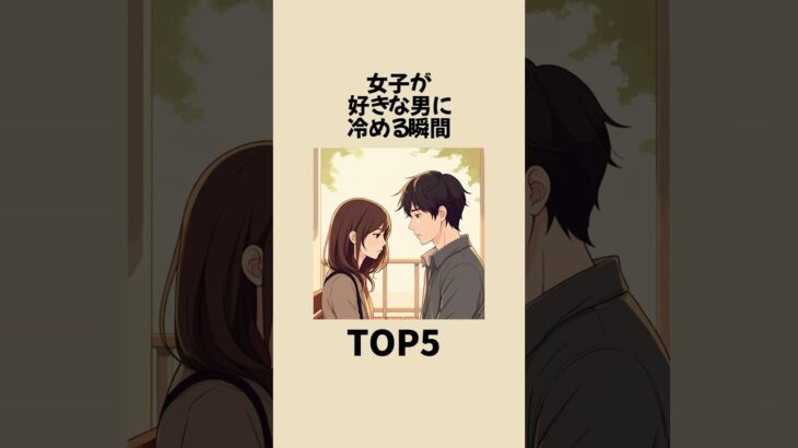 女性が好きな男に冷める瞬間TOP5 #恋愛 #雑学 #心理学