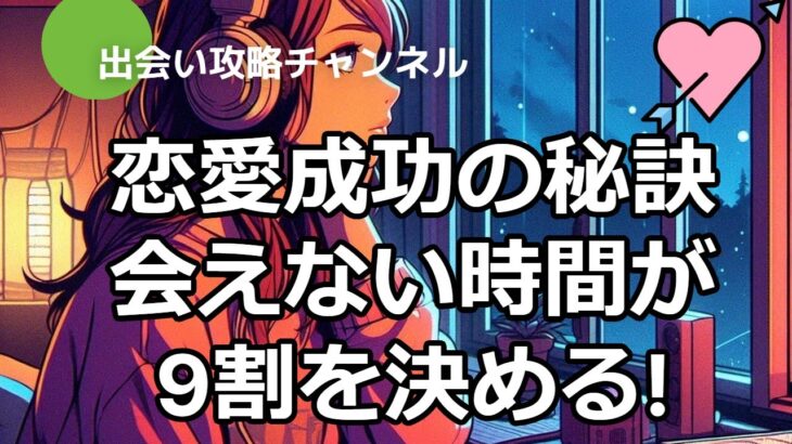 【恋愛成功の秘訣！会えない時間が9割を決める！】#女性　喜ぶ#出会い#恋愛#恋愛アドバイス#恋愛術#出会い系#女性　出会い